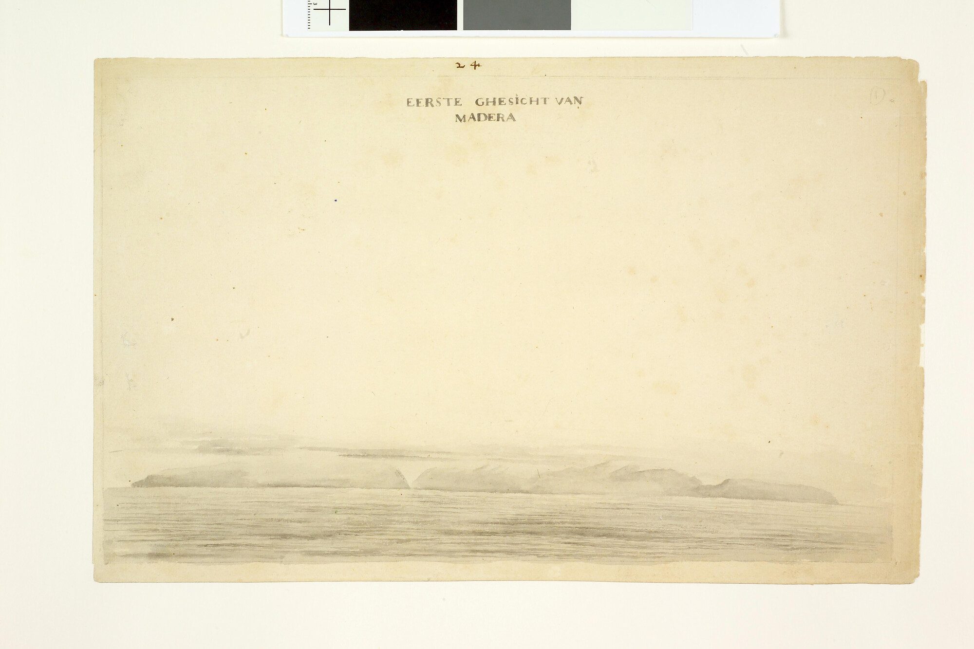 A.3457(01); Landverkenning van Madeira; tekening