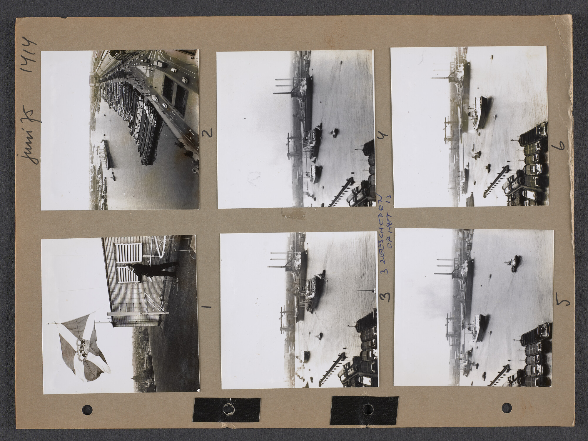 S.9102(36); Multomap met foto's door Ben Burgers, samengesteld door de Vereniging De Amsterdamsche Haven; foto