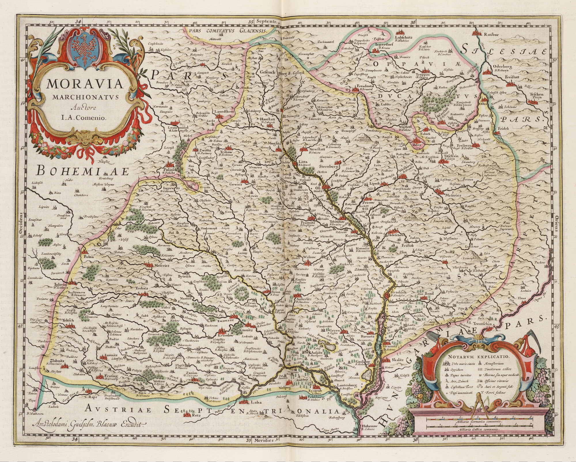 S.1034(02) [kaart 065]; Kaart van Moravië; landkaart