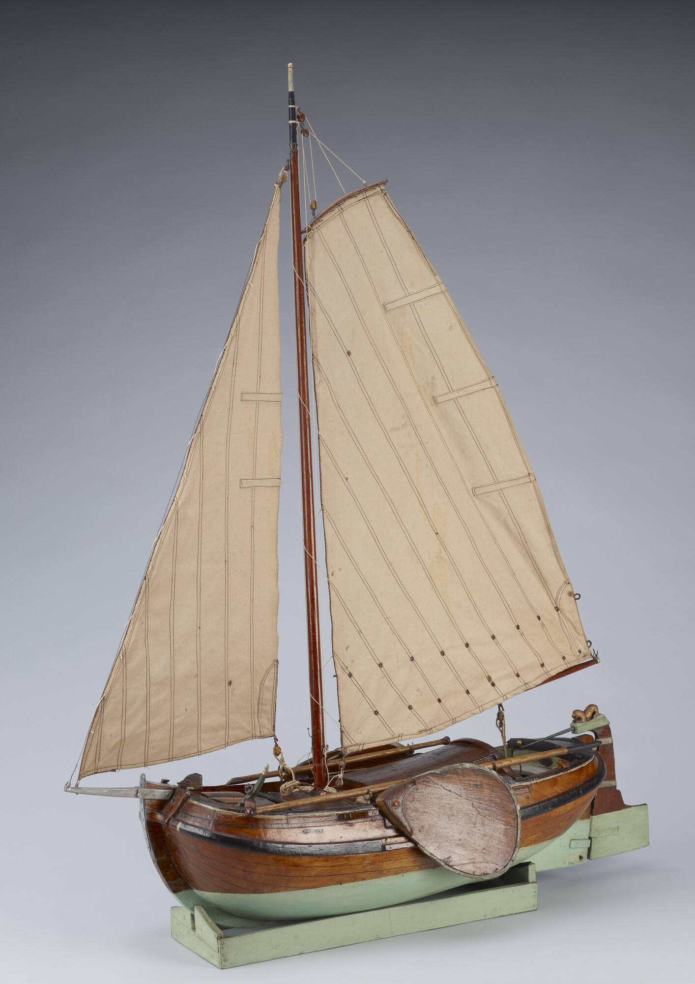 S.0906(01); Model van een Friese boeier; scheepsmodel