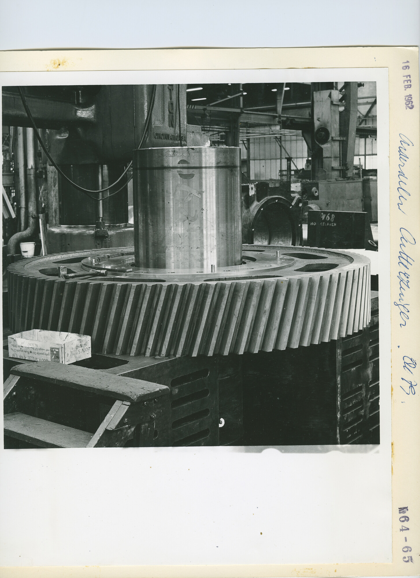 S.5444(3837)10; Onderdelen voor een cutterzuiger; foto