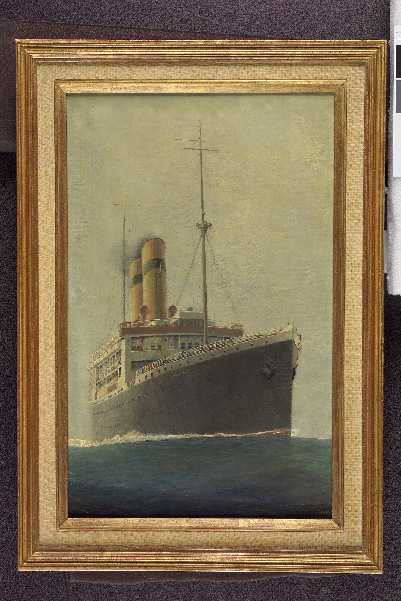 RB.0569(03); Het passagiersschip ss. Gelria van de Koninklijke Hollandsche Lloyd; schilderij