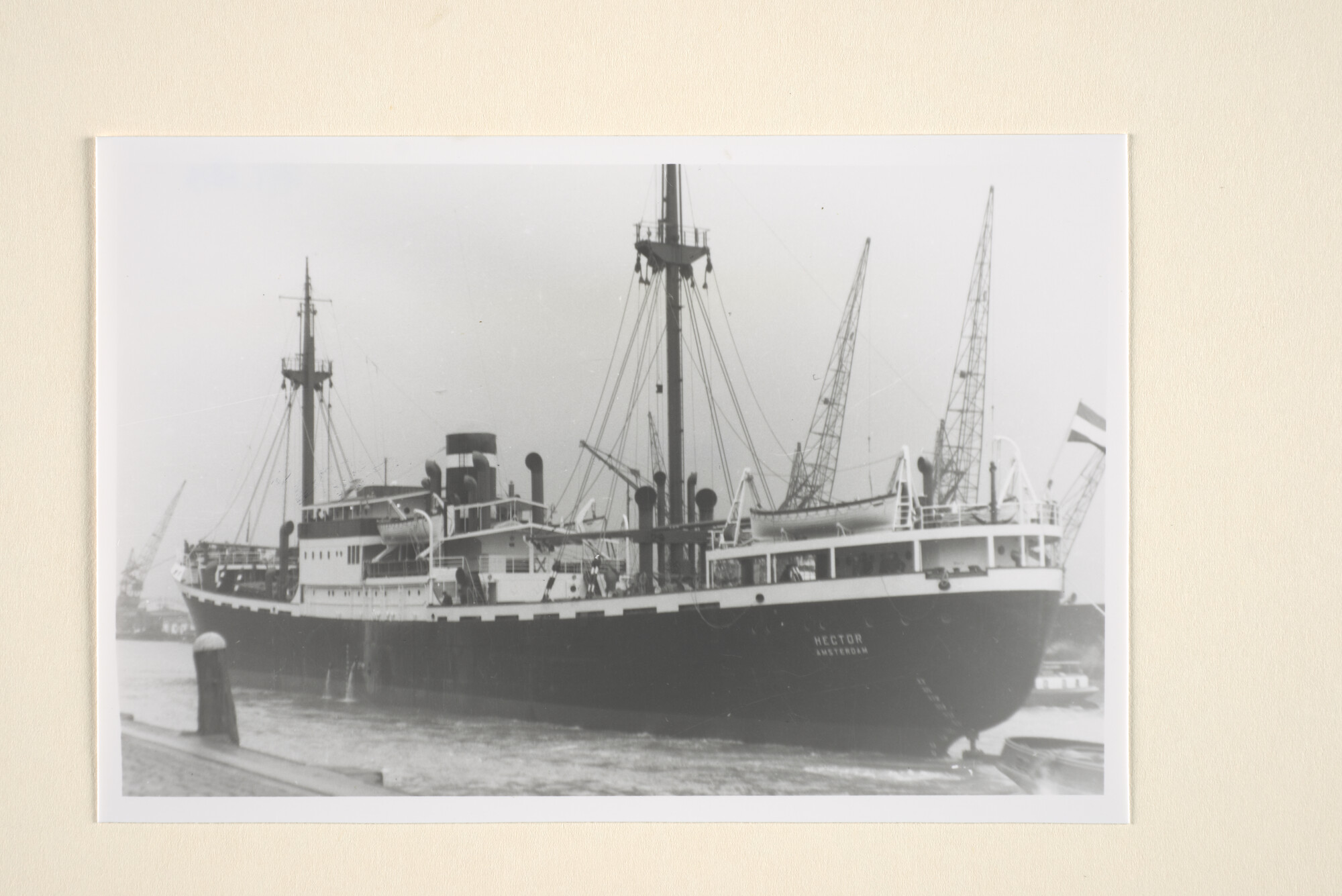 1995.6813; Het vrachtschip ms. 'Hector' van de KNSM; foto