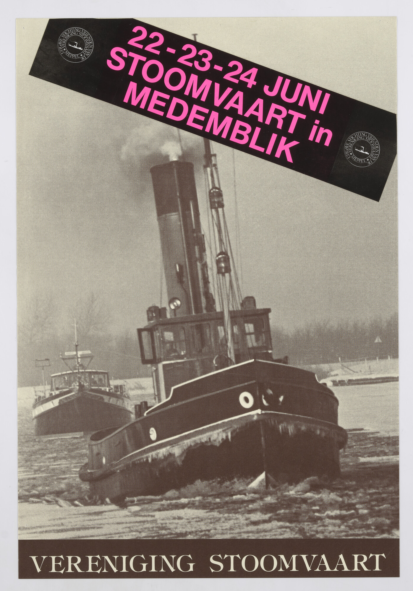 1994.5033; Stoomvaart in Medemblik; affiche