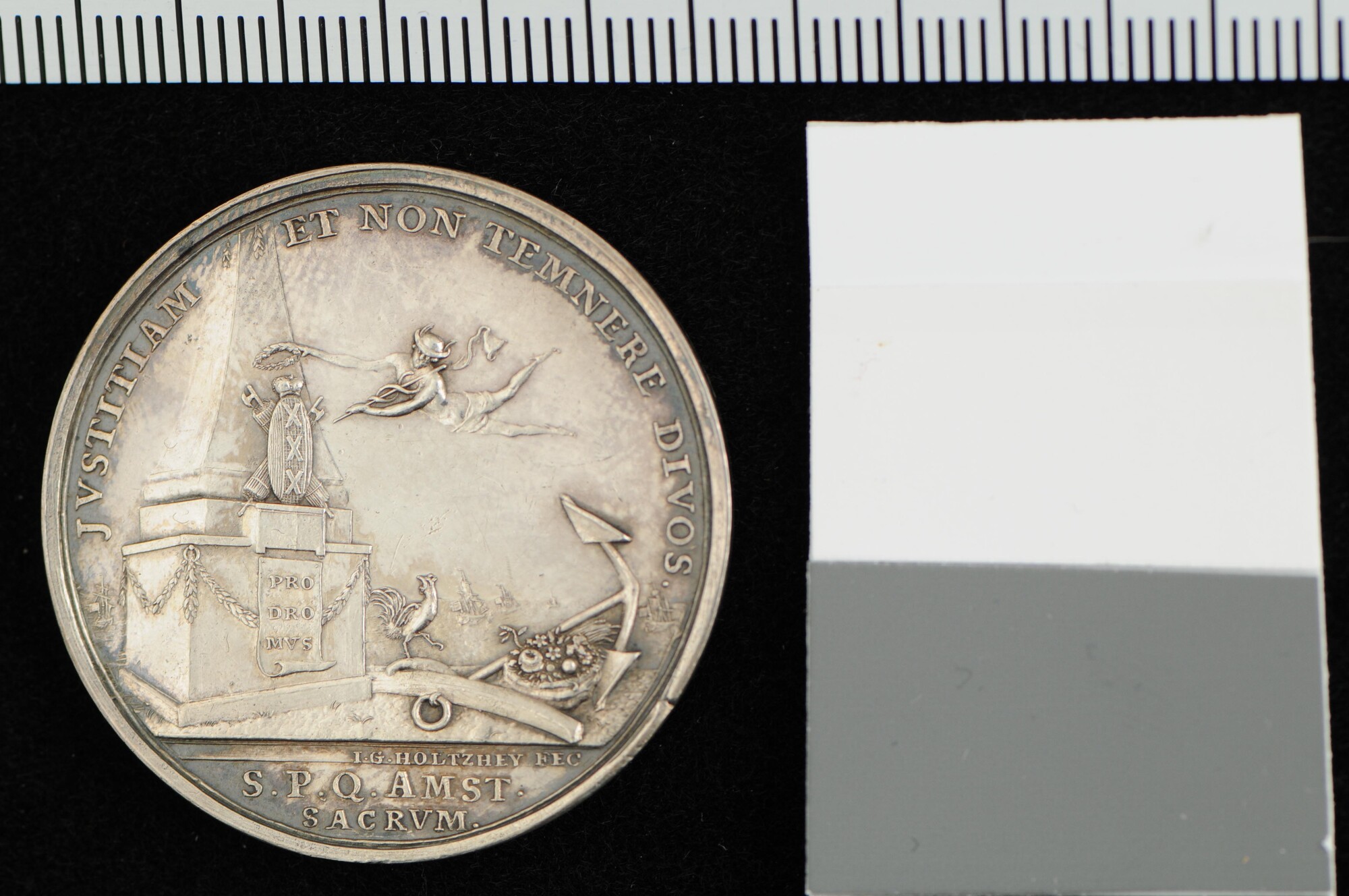 A.0041(09); Penning op het handelsverdrag tussen Nederland en de Verenigde Staten, 1782; penning