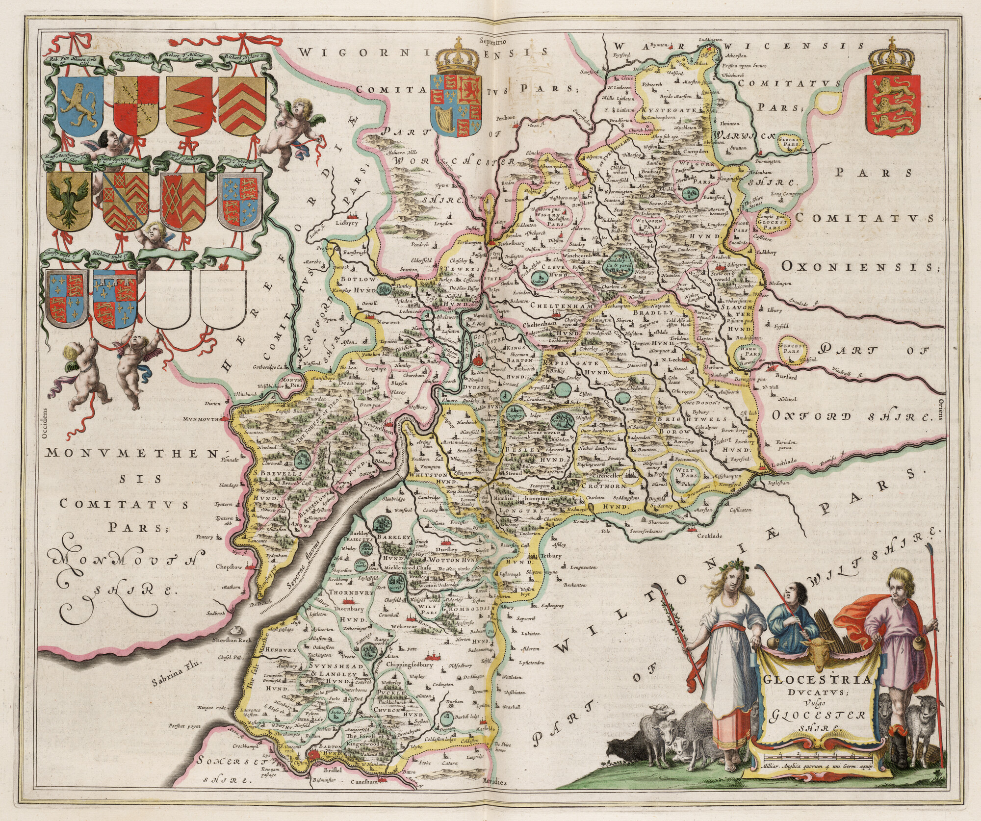 S.1034(04) [kaart 017]; Kaart van Gloucester; landkaart