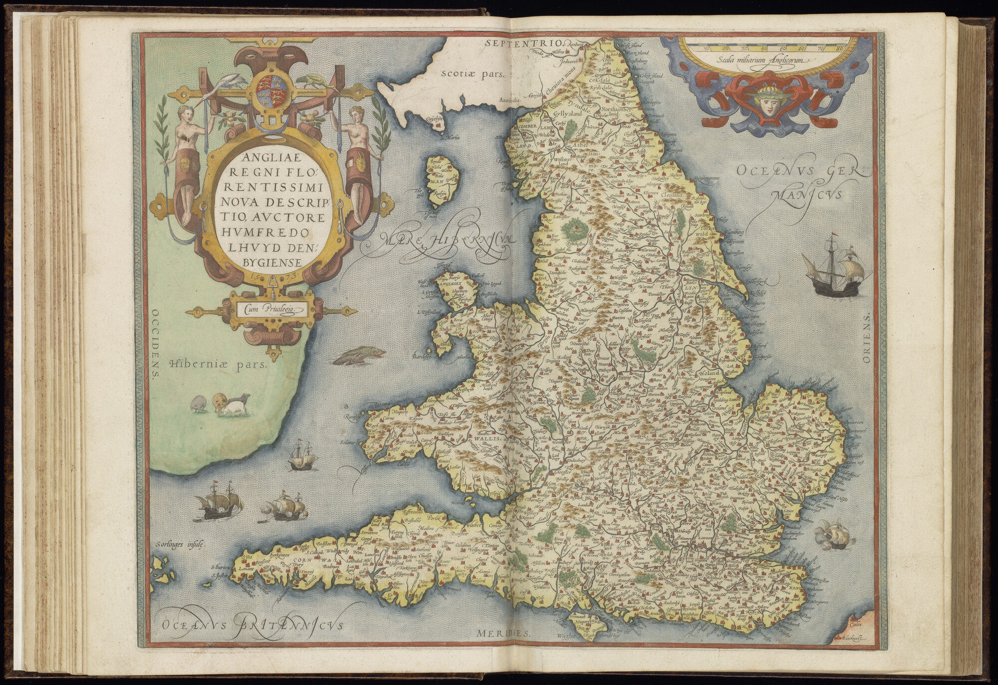 A.0145(042) [kaart 012]; Kaart van Engeland, Wales en het Isle of Man; kaart