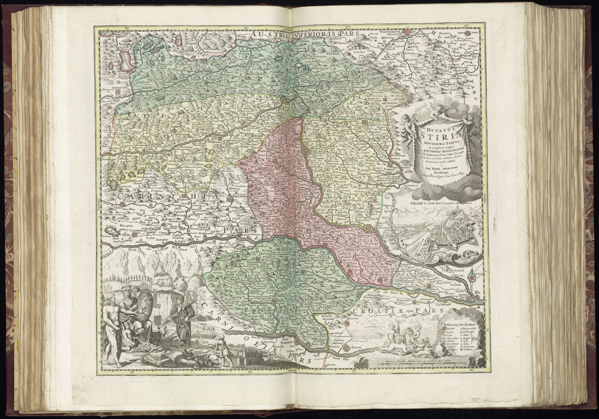 B.0032(028) [kaart 032]; Kaart van Zuidoost-Oostenrijk en Noord-Slovenië; kaart