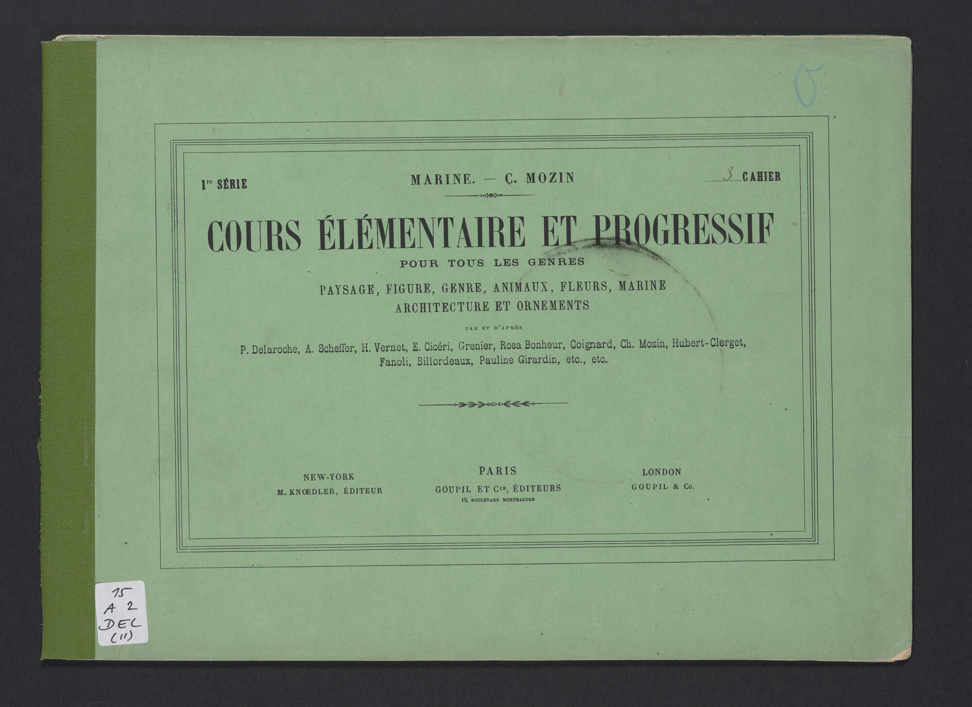 A.4894(35)2; Prentenboek met scenes rond diverse vissersschepen en sloepen; prentenboek