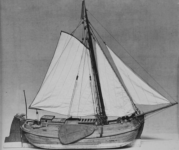 A.0125(29); Model van de Groninger tjalk Zelden van Pas; scheepsmodel