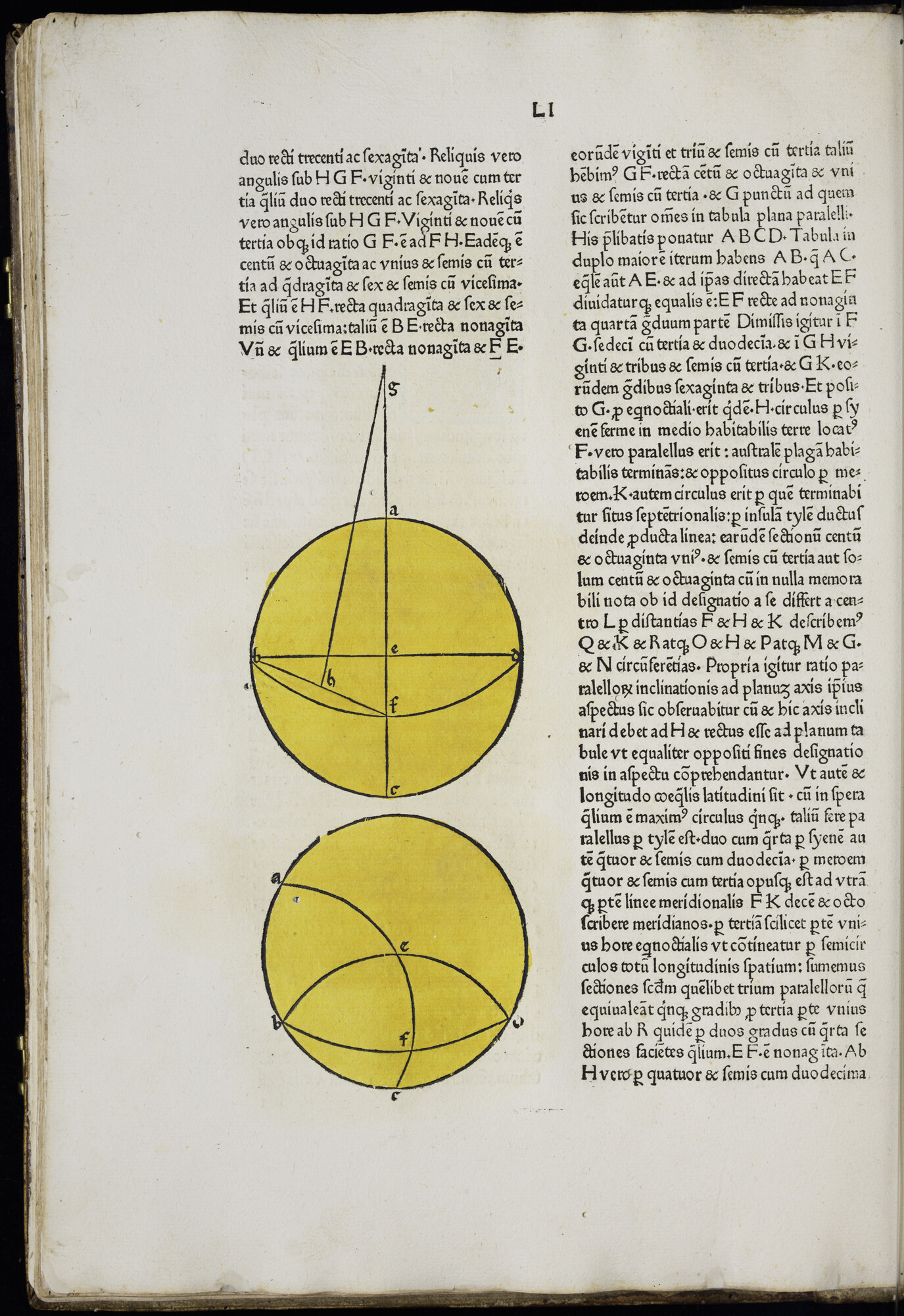 A.0145(033) [kaart 004]; Inleiding tot de atlas met een afbeelding van gebruikte meridianen; kaart