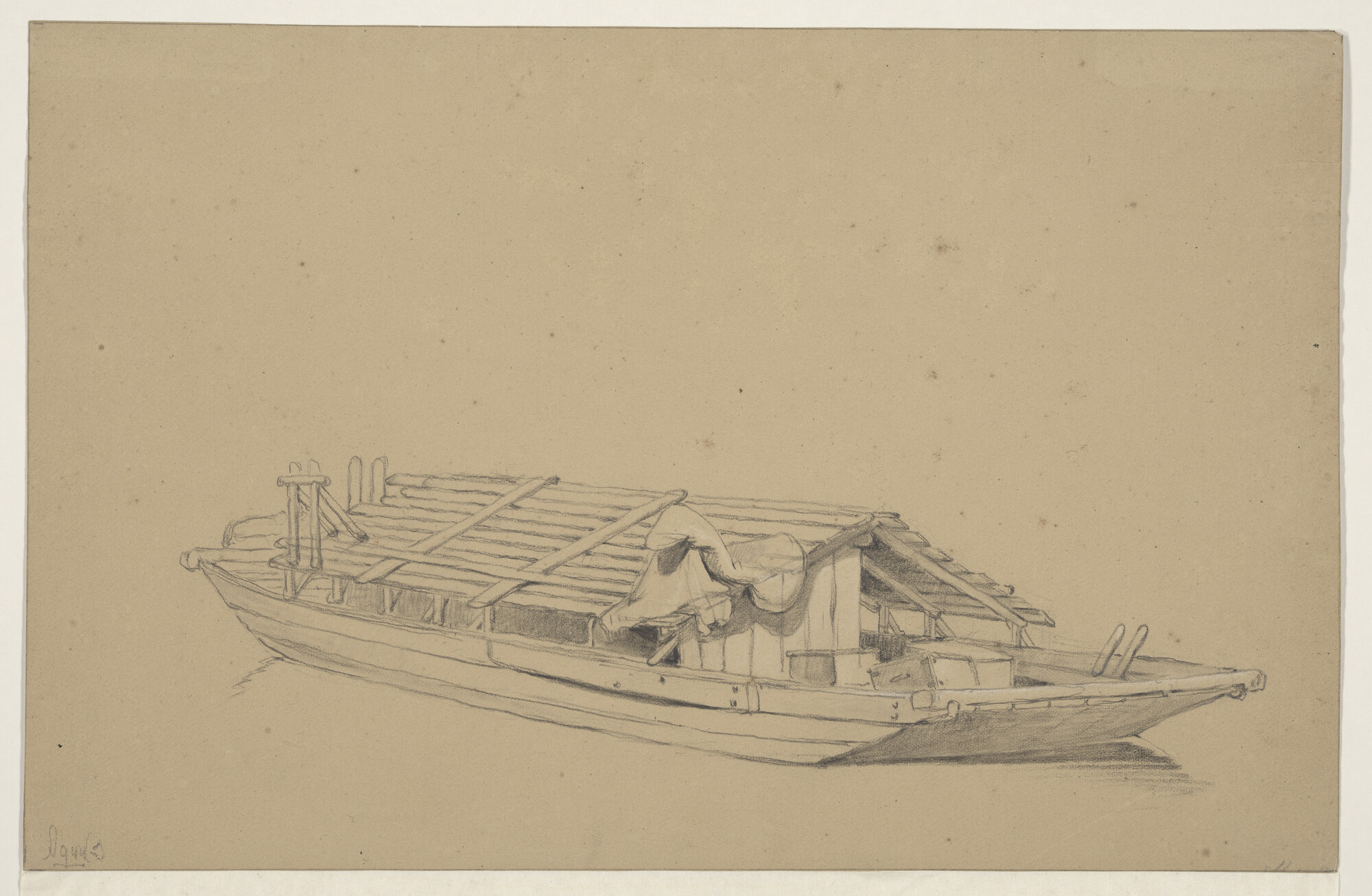 A.0944(05)11; Een pont; tekening