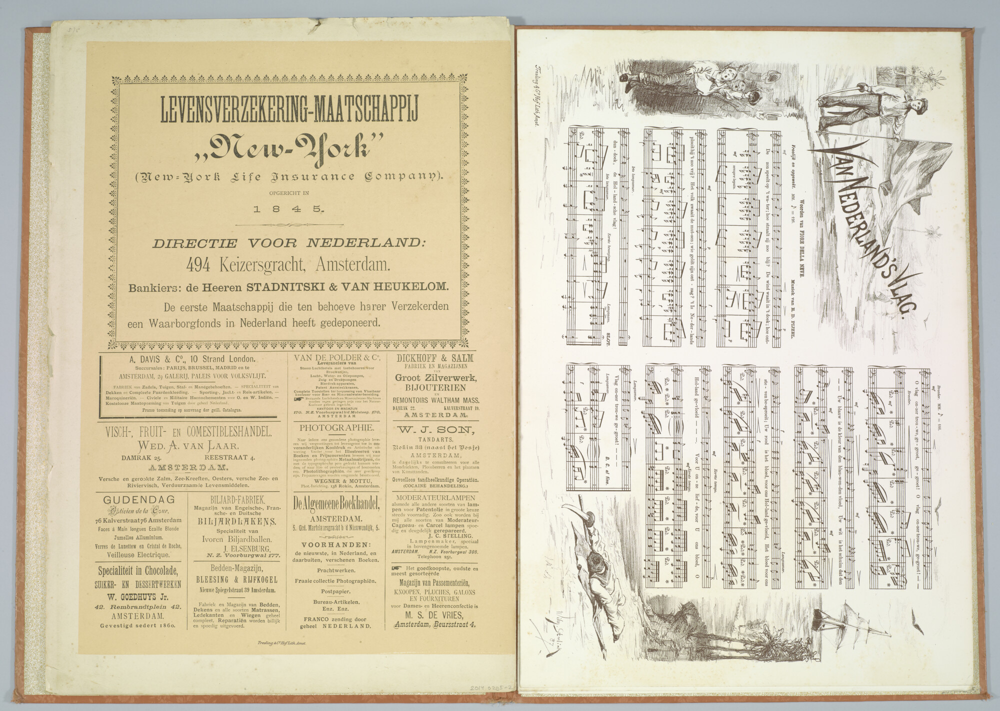 2014.0295-2; Jubileumuitgave: Oranjenommer van 'de Amsterdammer', weekblad voor Nederland, 19 Februari 1887; drukwerk