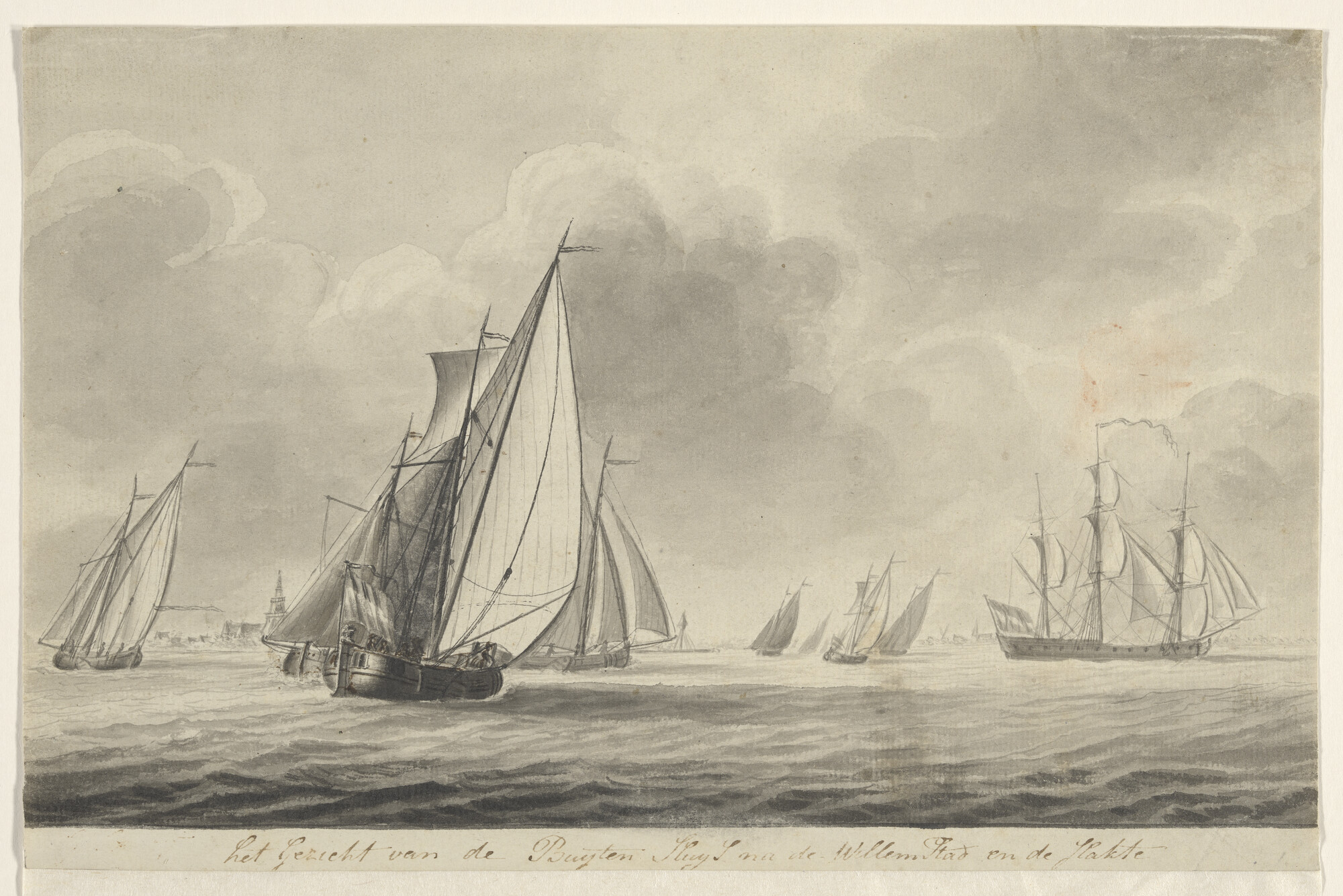 A.1270(05); De rede van Willemstad; tekening