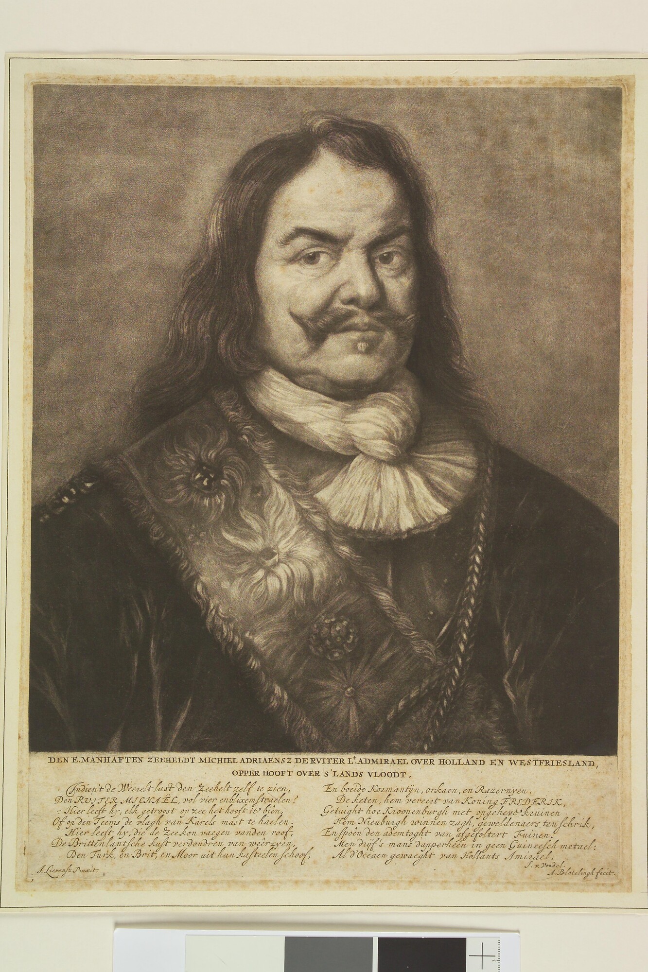 S.0384(01); Portret van Michiel Adriaansz. De Ruyter; prent