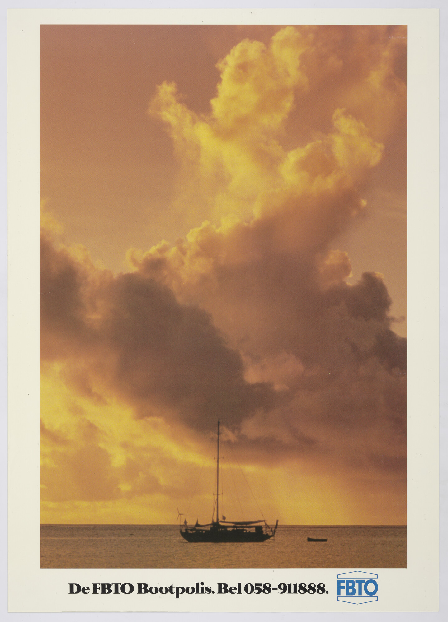 1989.0418; Reclamefoto van de verzekerings maatschappij FBTO, 1989; affiche