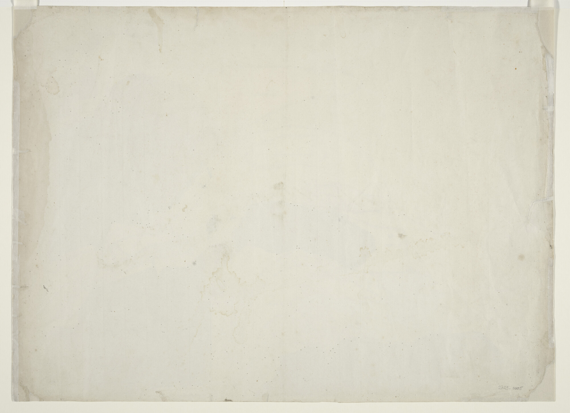 2023.0005; Zeekaart in handschrift van zeegaten van de Grevelingen, het Haringvliet en monding van de Maas; kaart