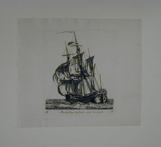 A.0149(0130); Prent uit de suite 'Verscheide soorten van Hollandse schepen'; prent