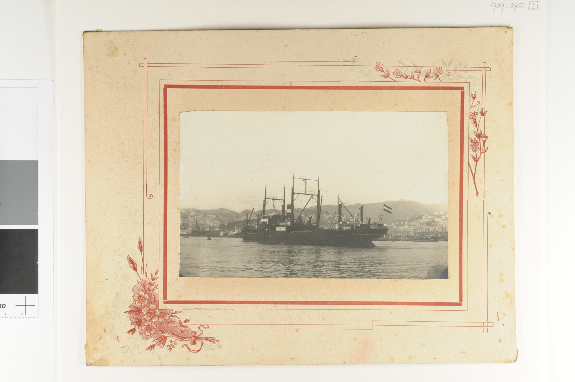 1989.0751; Foto's van het vrachtschip ss. 'Calypso' van de Koninklijke Nederlandsche; fotoreportage