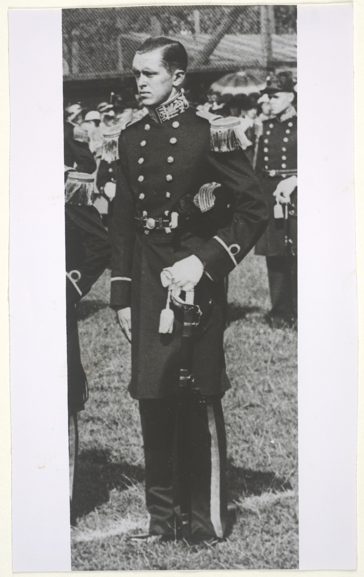 1999.1219; Portretfoto van Maarten Hendrik van Dulm, luitenant ter zee 3e klasse; foto