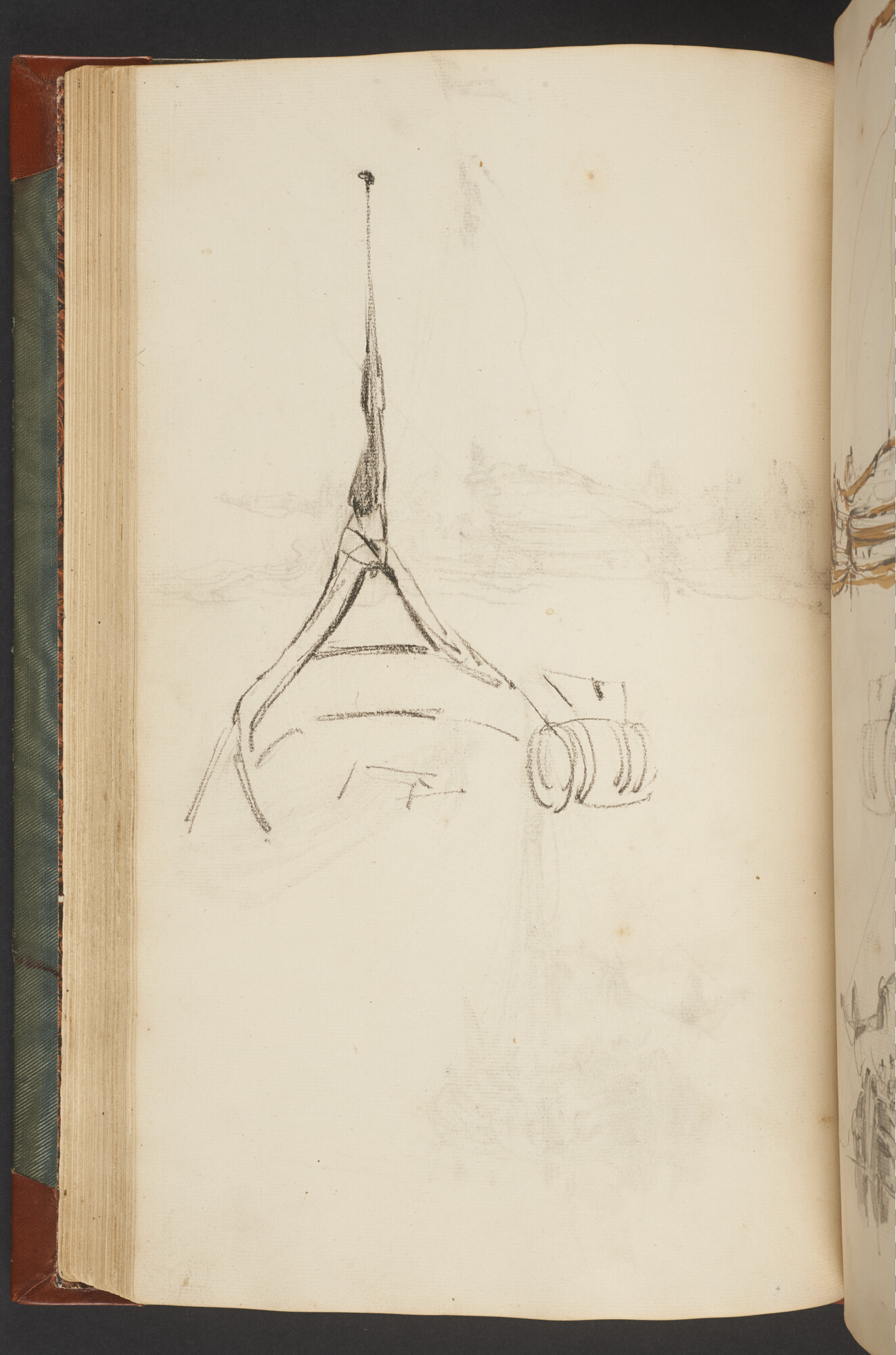 A.3222; Schetsboek met tekeningen door Albertus van Beest en Louis Meijer; schetsboek