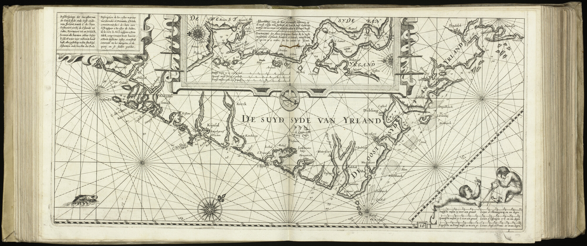 S.2856 [kaart 064]; Kaart van de oost- en zuidkust van Ierland; kaart