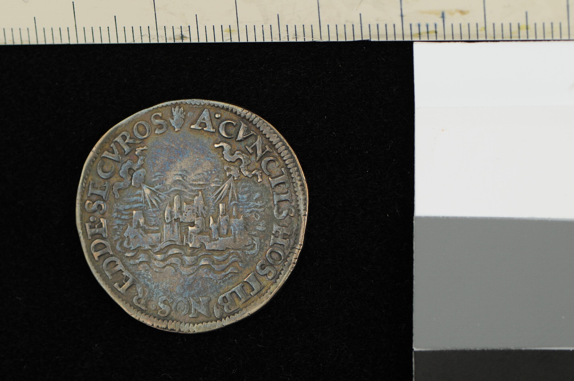 A.0023(007); Rekenpenning op de Allerheiligenvloed in Zeeland, 1570; rekenpenning