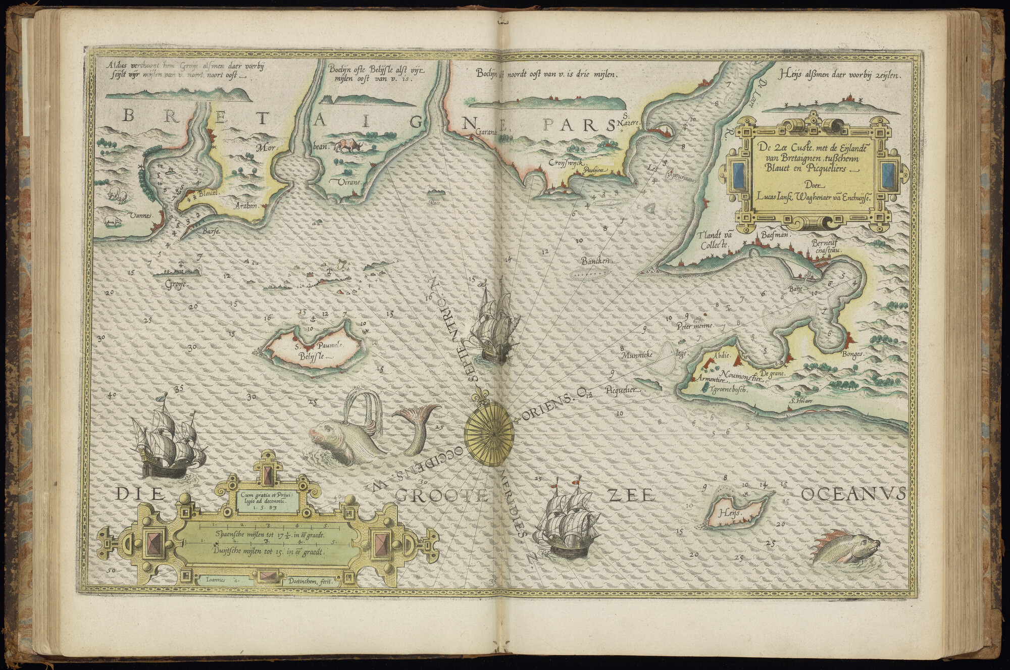 S.3034 [kaart 015]; Kaart van de kust van Loire-Atlantique bij Saint-Nazaire; kaart