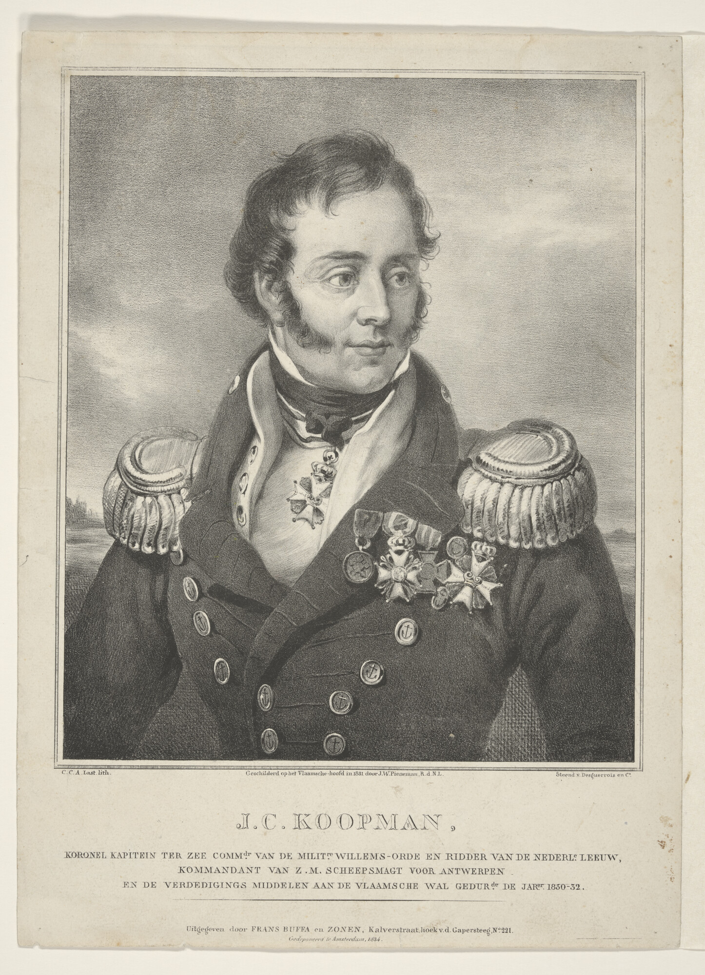 A.0482(04); Portret van J.C. Koopman; prent