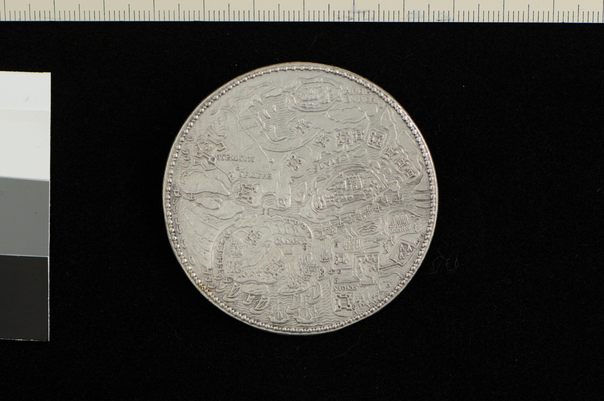 A.0023(070); Penning geslagen op de overgave van Oostende, 1604; penning