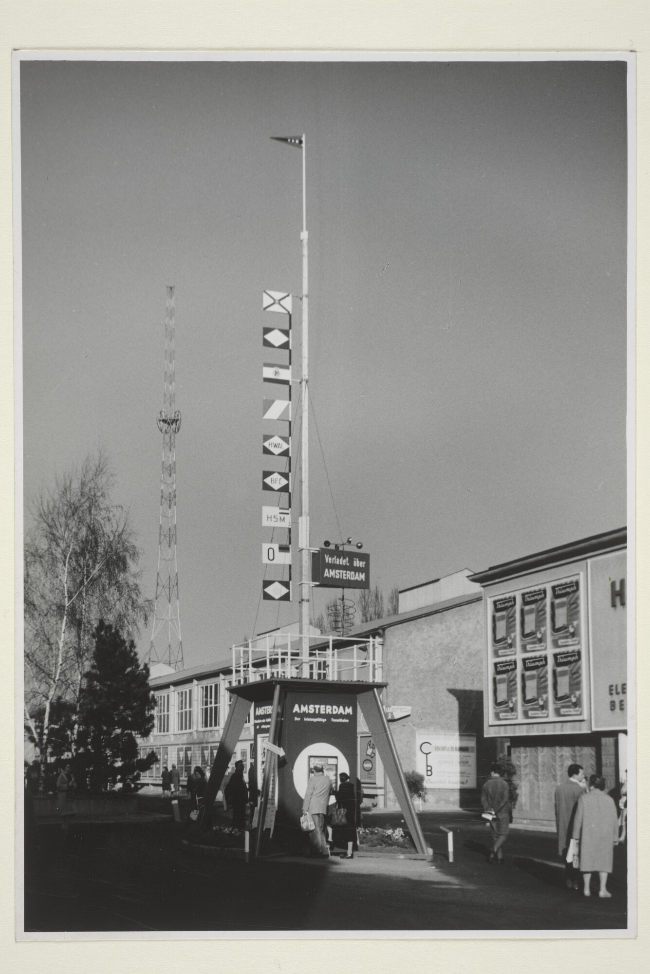 1998.1699; Fotos van de mast van Amsterdamse reders en cargadoors op de Voorjaarbeurs in Wenen [...]; fotoreportage