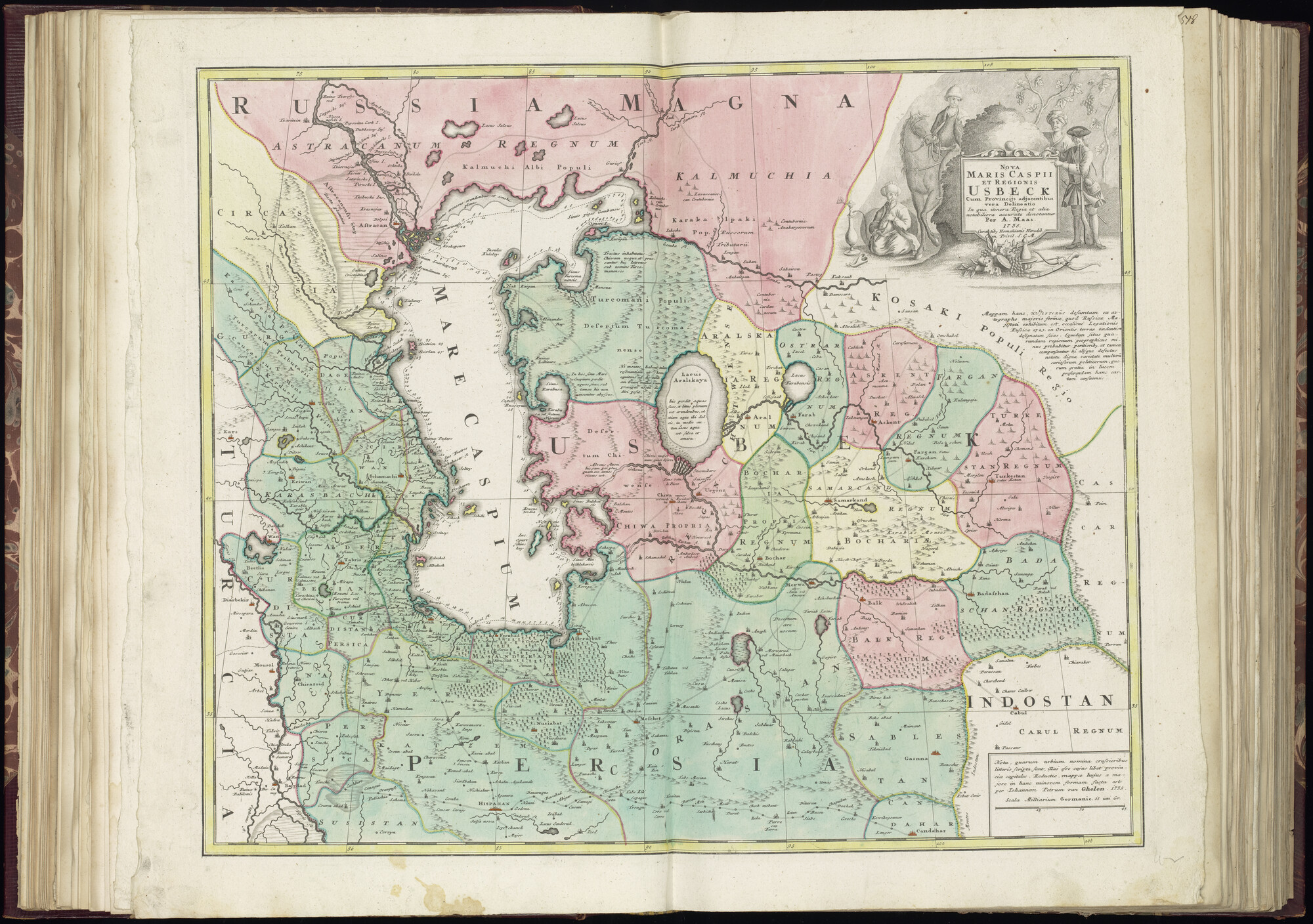 B.0032(030) [kaart 040]; Kaart van het Midden-Oosten en Azië; kaart