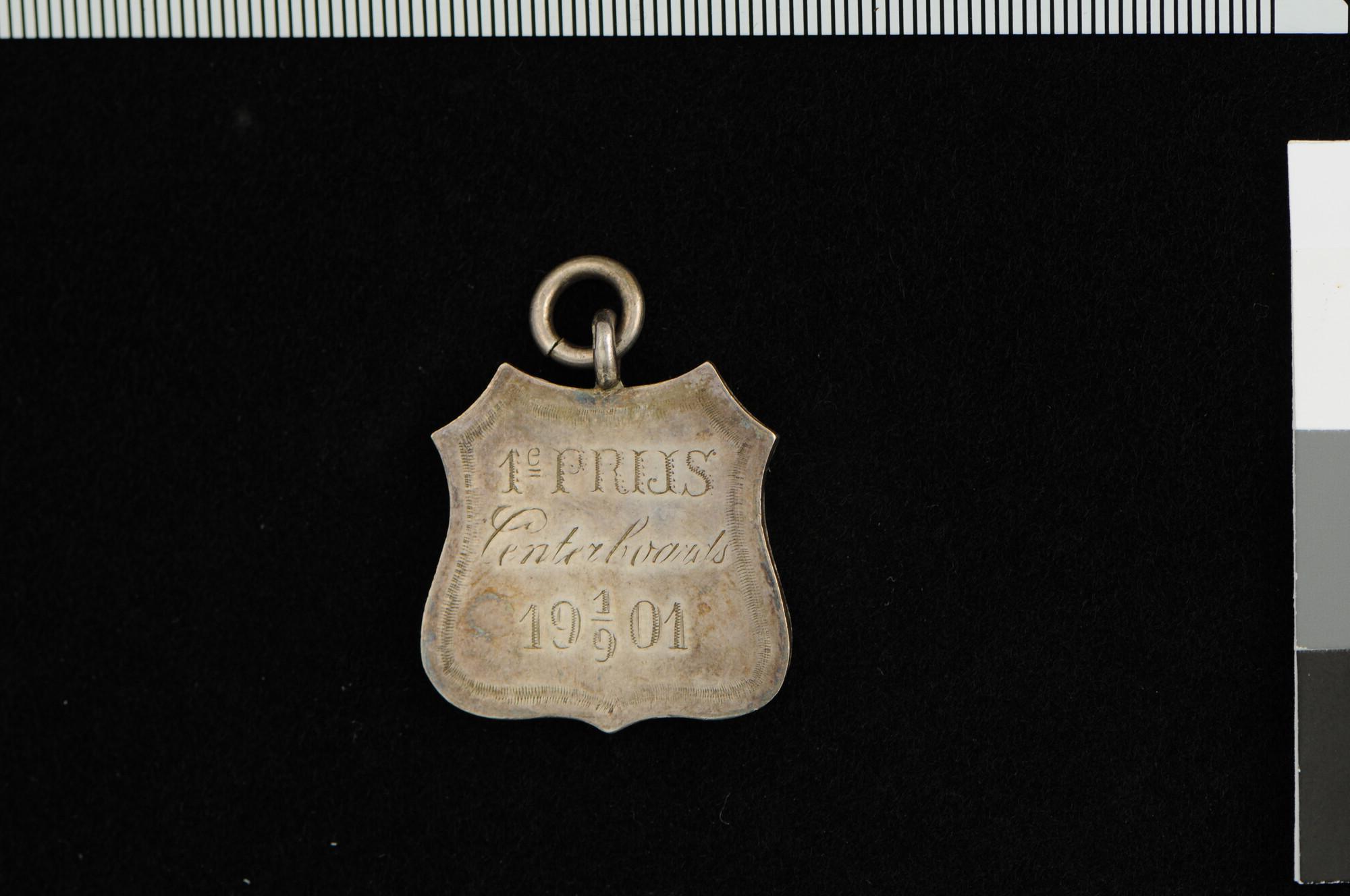 1989.0475-1; Prijspenning van Zeilvereeniging 'Het Y' te Amsterdam, 1901; penning