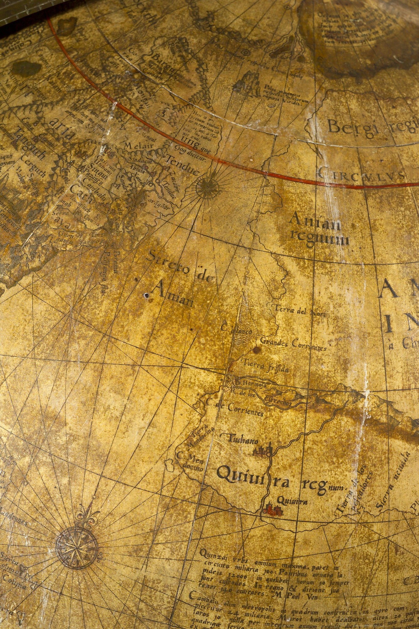 A.1140; Aardglobe van 52,5 cm doorsnede door Jacob Floris van Langren, 1589; globe