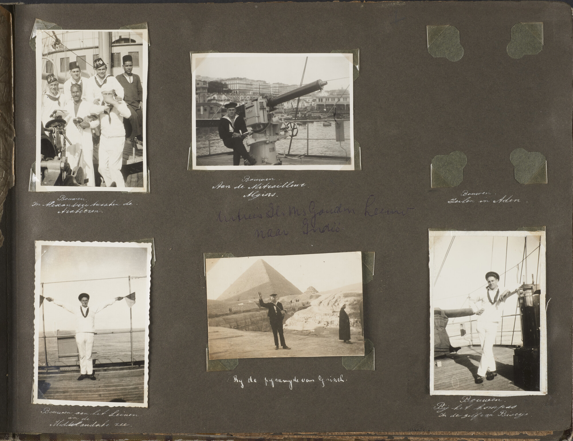 2019.0972; Fotoalbum van luitenant-ter-zee 2e klasse bij de Dienst der Conservatie Bouwen Huisman (1912-2001); fotoalbum