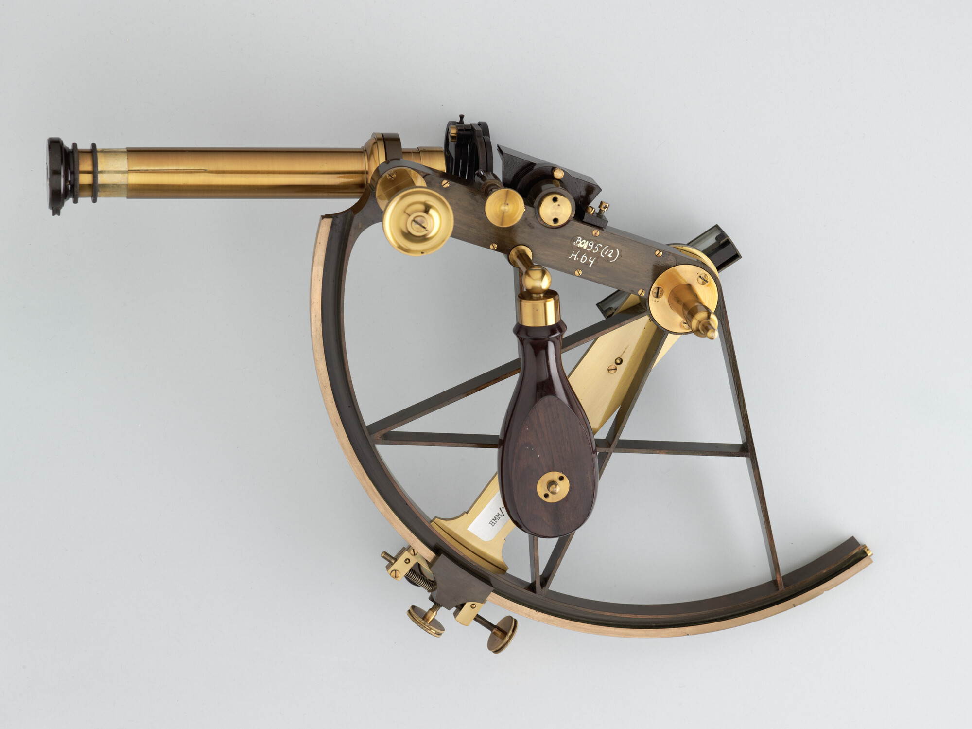 B.0195(12); Prismasextant door Pistor & Martins, Berlijn, circa 1860; prismasextant