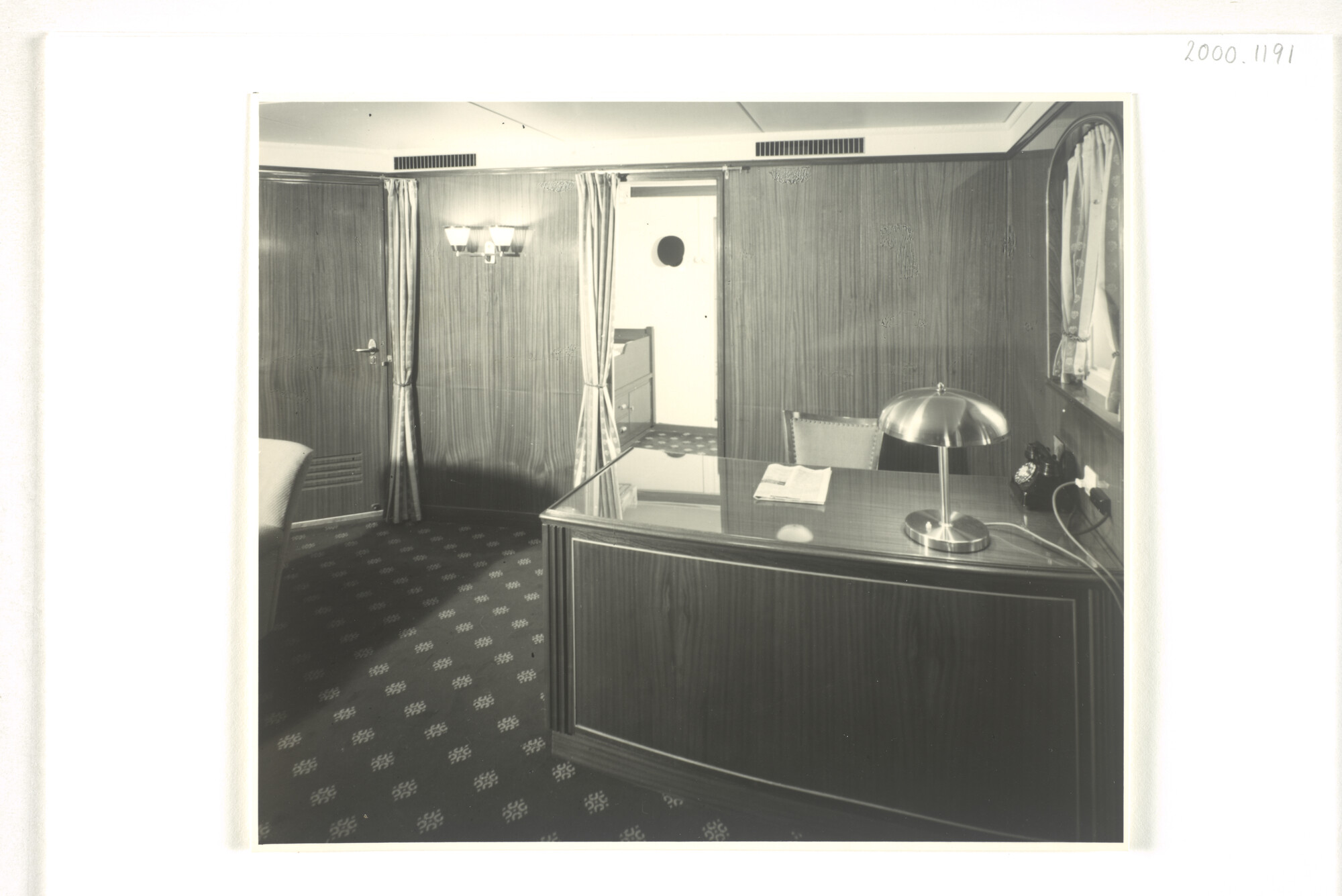 2000.1191; Interieurfoto's genomen a/b vrachtschip ms. Bintang) van de SMN; fotoreportage