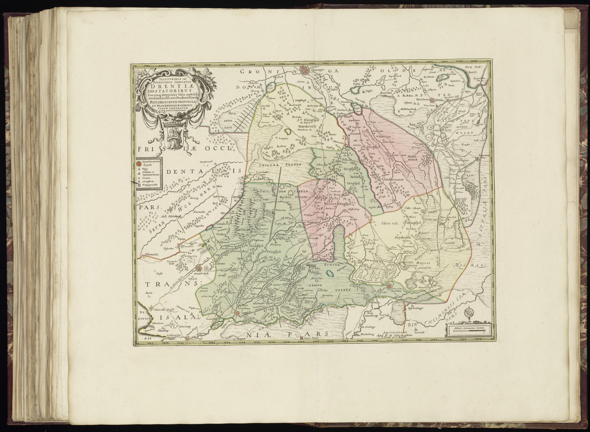 B.0032(032) [kaart 038]; Kaart van Noordoost-Nederland; kaart