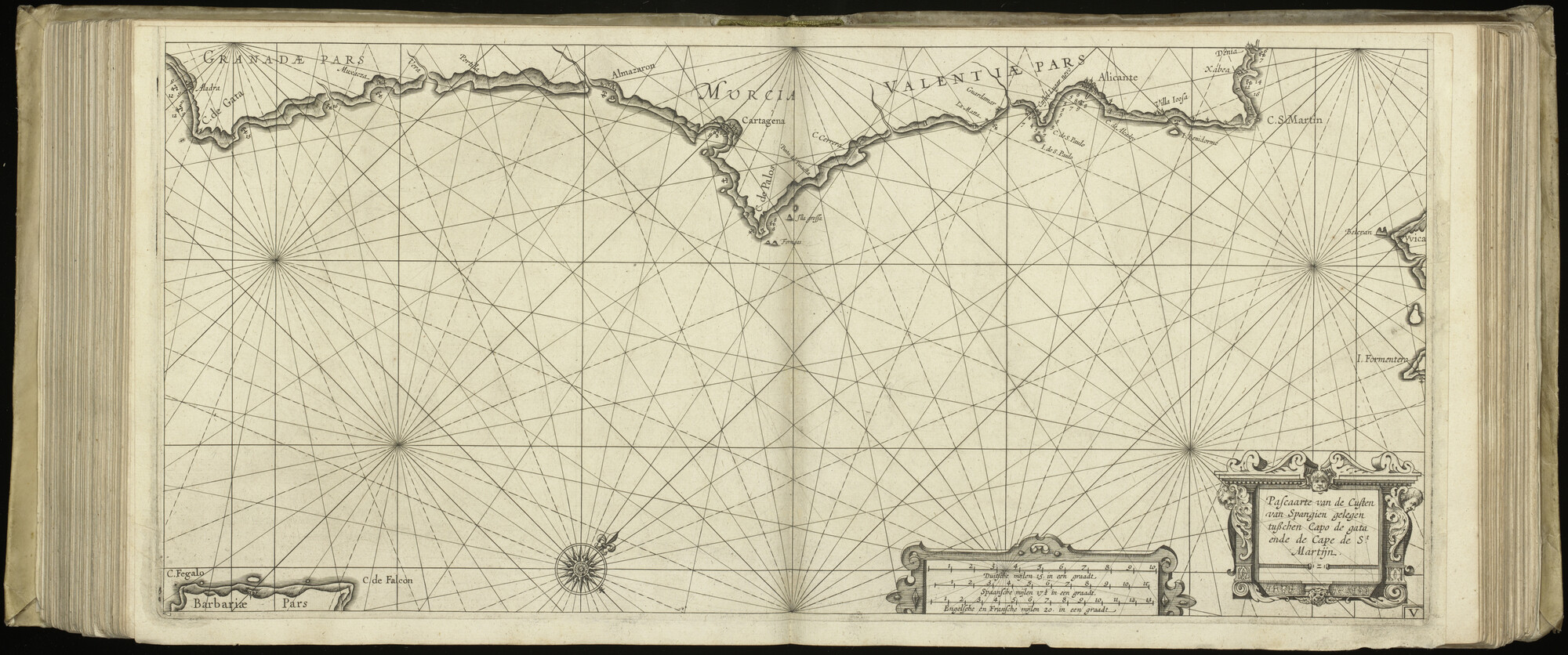 S.2856 [kaart 164]; Kaart van Zuidoost-Spanje; kaart