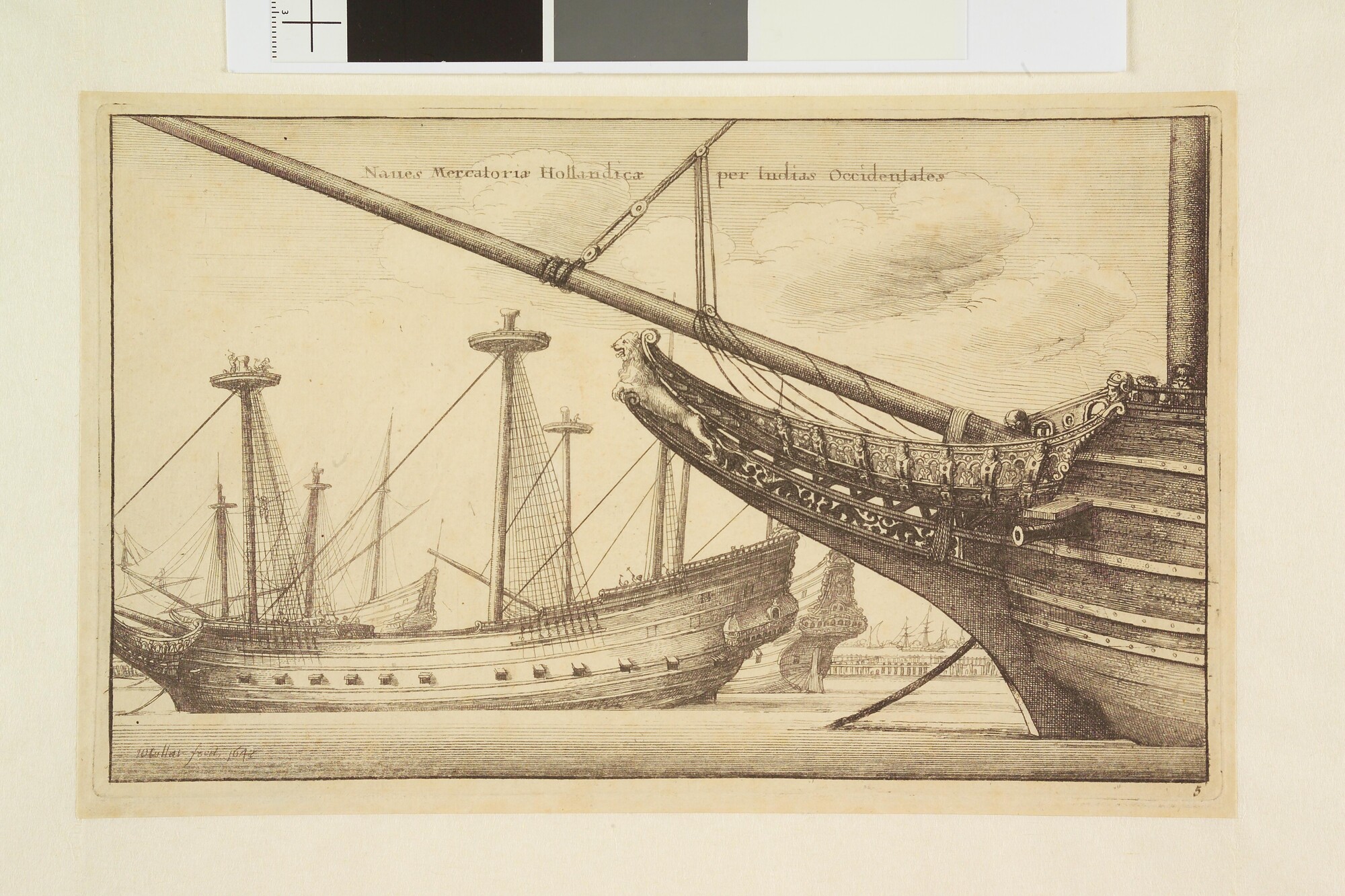 A.0149(0172); Prent van schepen van de W.I.C; prent