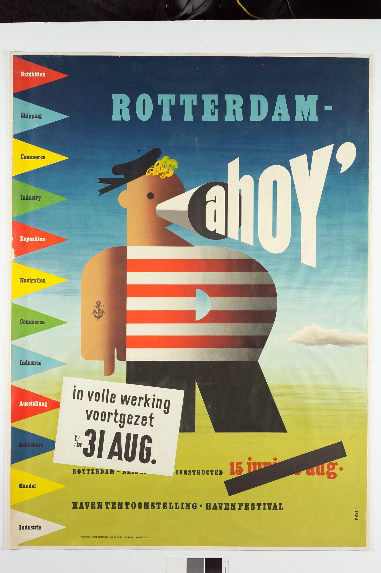 S.6762(31); Een affiche over Rotterdam Ahoy; affiche