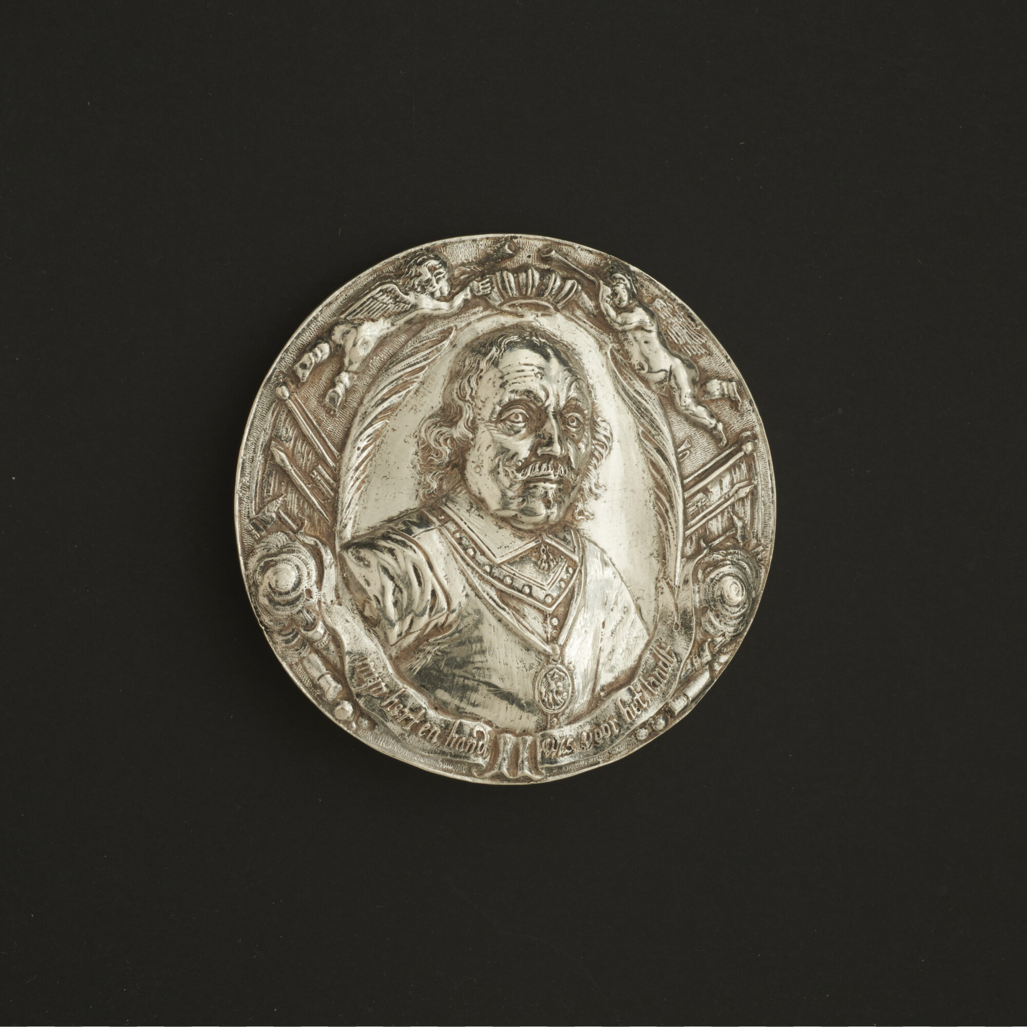 S.0004(01)05; Penning op het sneuvelen van luitenant-admiraal Maarten Harpertsz. Tromp, 1653; penning