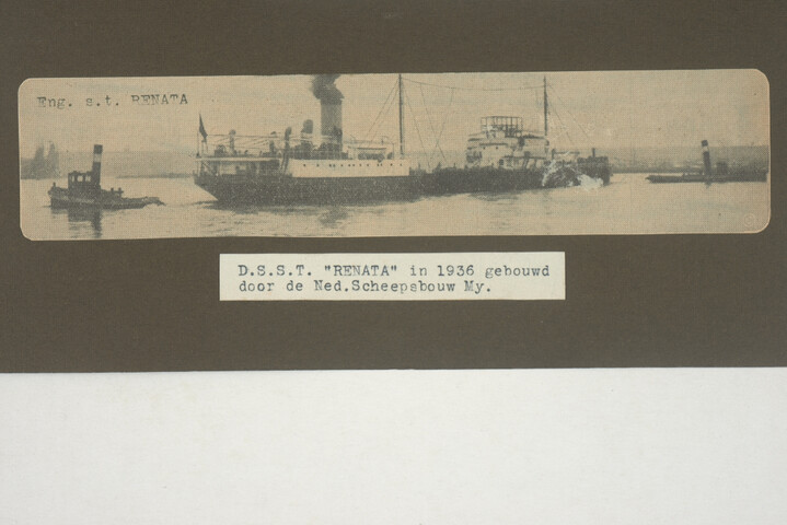 2001.1755; Omslag met vele foto's en knipsels van meest bergingsactiviteiten door Reederij v/h Gebroeders Goedkoop te Amsterdam in de periode 1929 / 1949; omslag