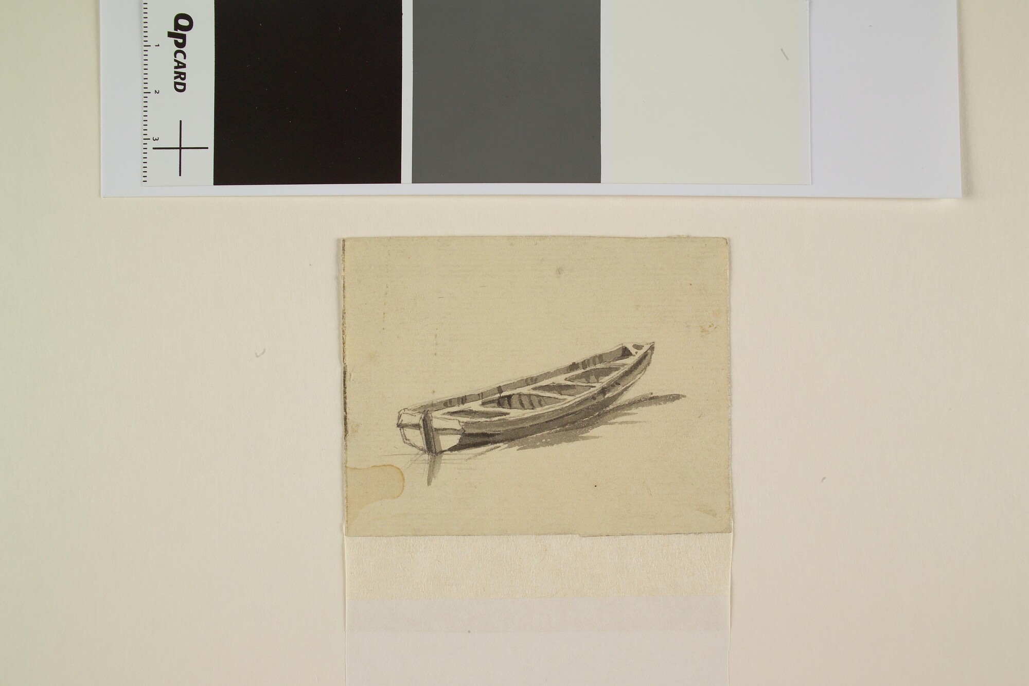 A.0149(0486); Een roeiboot; tekening
