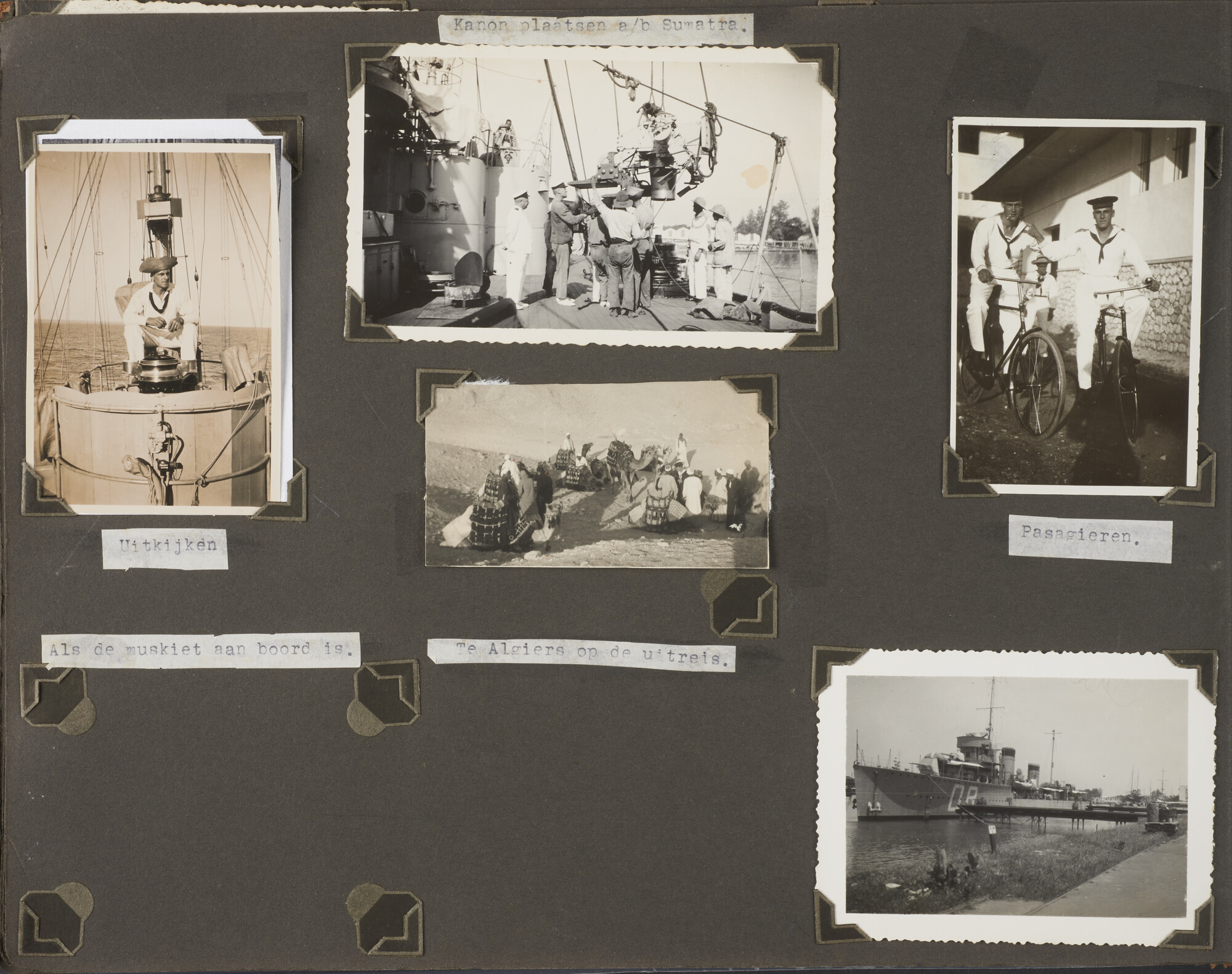 2019.0973; Fotoalbum van luitenant-ter-zee 2e klasse bij de Dienst der Conservatie Bouwen Huisman (1912-2001); fotoalbum