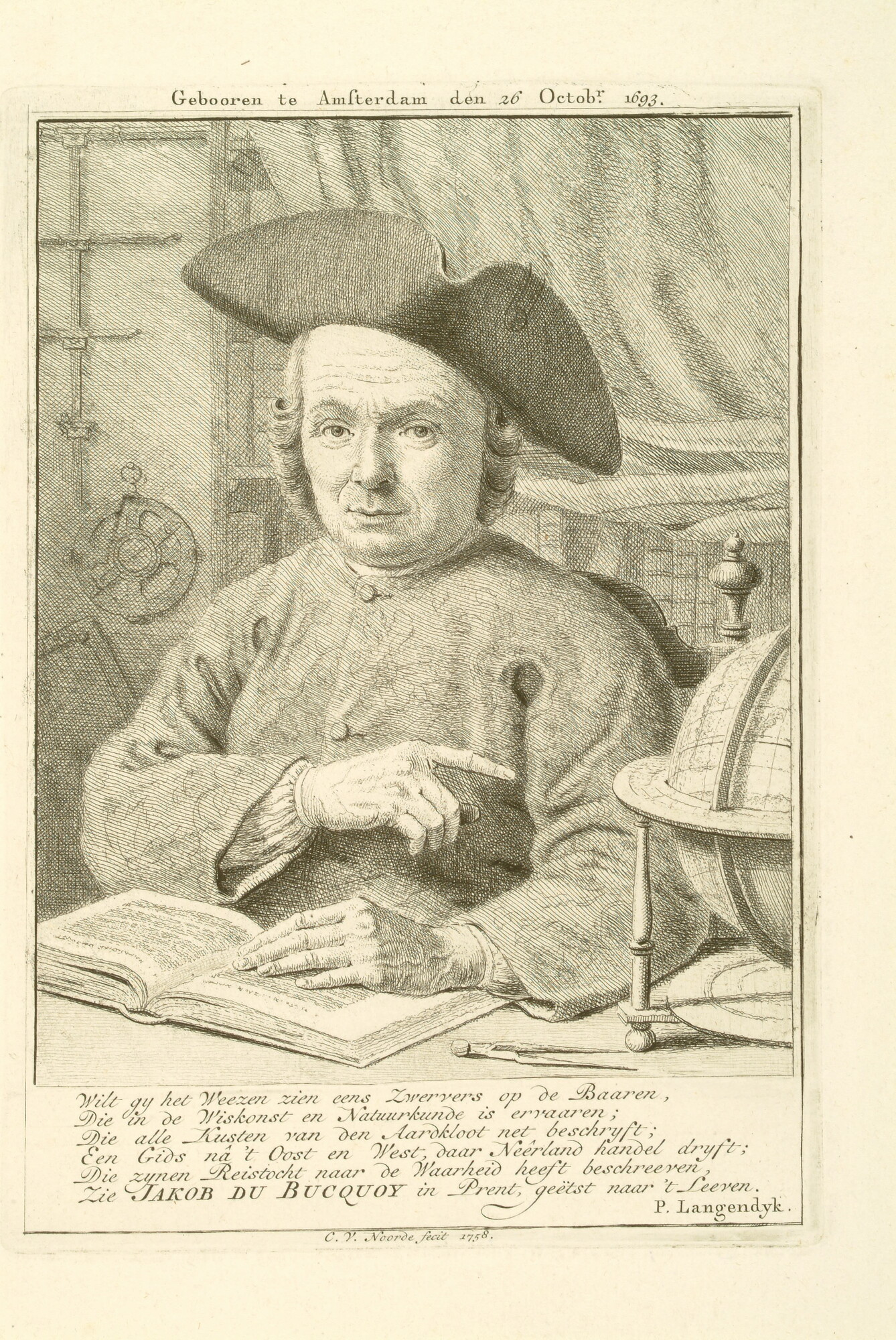 A.0075(121); Portret van Jakob du Bucquoy; prent