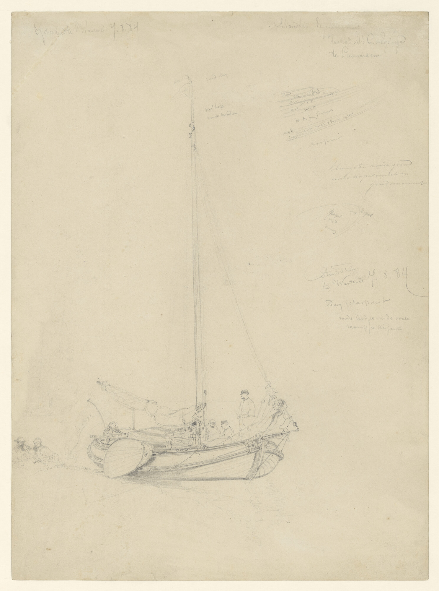 A.0149(0362); De boeier 'Standfries'; tekening