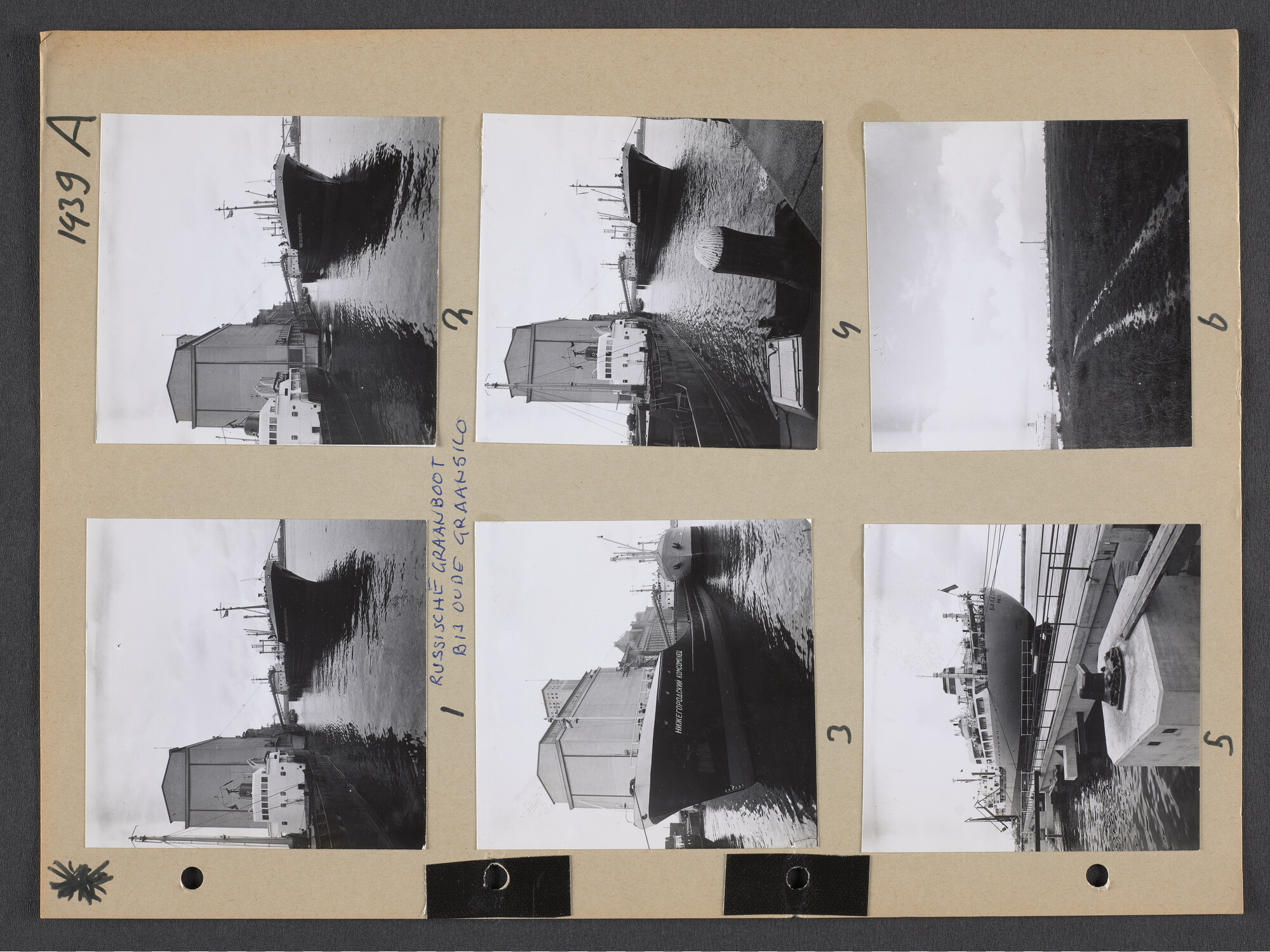 S.9102(36); Multomap met foto's door Ben Burgers, samengesteld door de Vereniging De Amsterdamsche Haven; foto