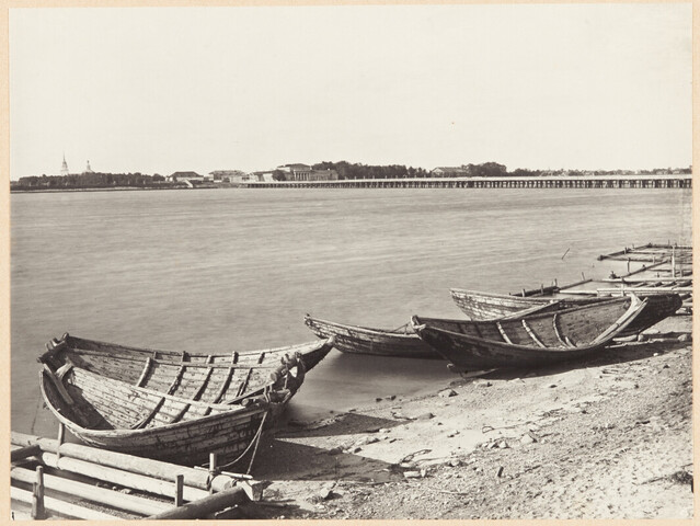 A.0123(02)10; Kooldruk van glasnegatief van de Zesde Noordpoolreis met de Willem Barents in 1883; afdruk