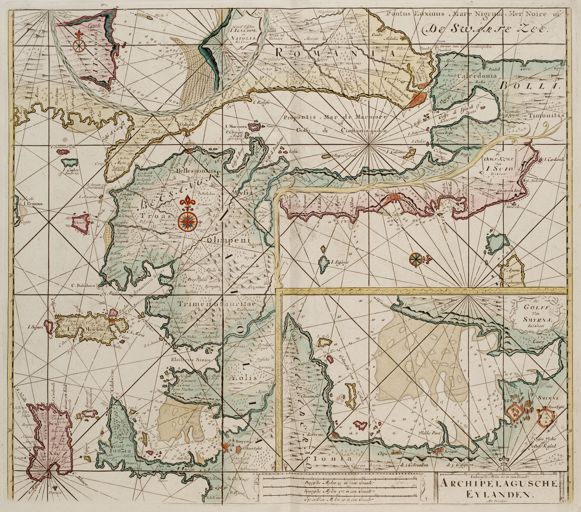 B.0032(109)3 [kaart 026]; Zeekaart van het noordoostelijk deel van de Egeïsche Zee; zeekaart